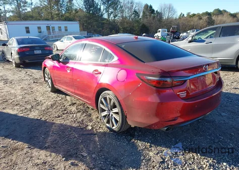 2018 Mazda Mazda6 Signature z USA, uszkodzony, nr VIN JM1GL1XY2J1320052